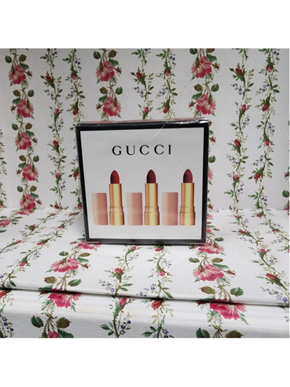 Gucci lipsticks set of 3 #luxury #cosmetics